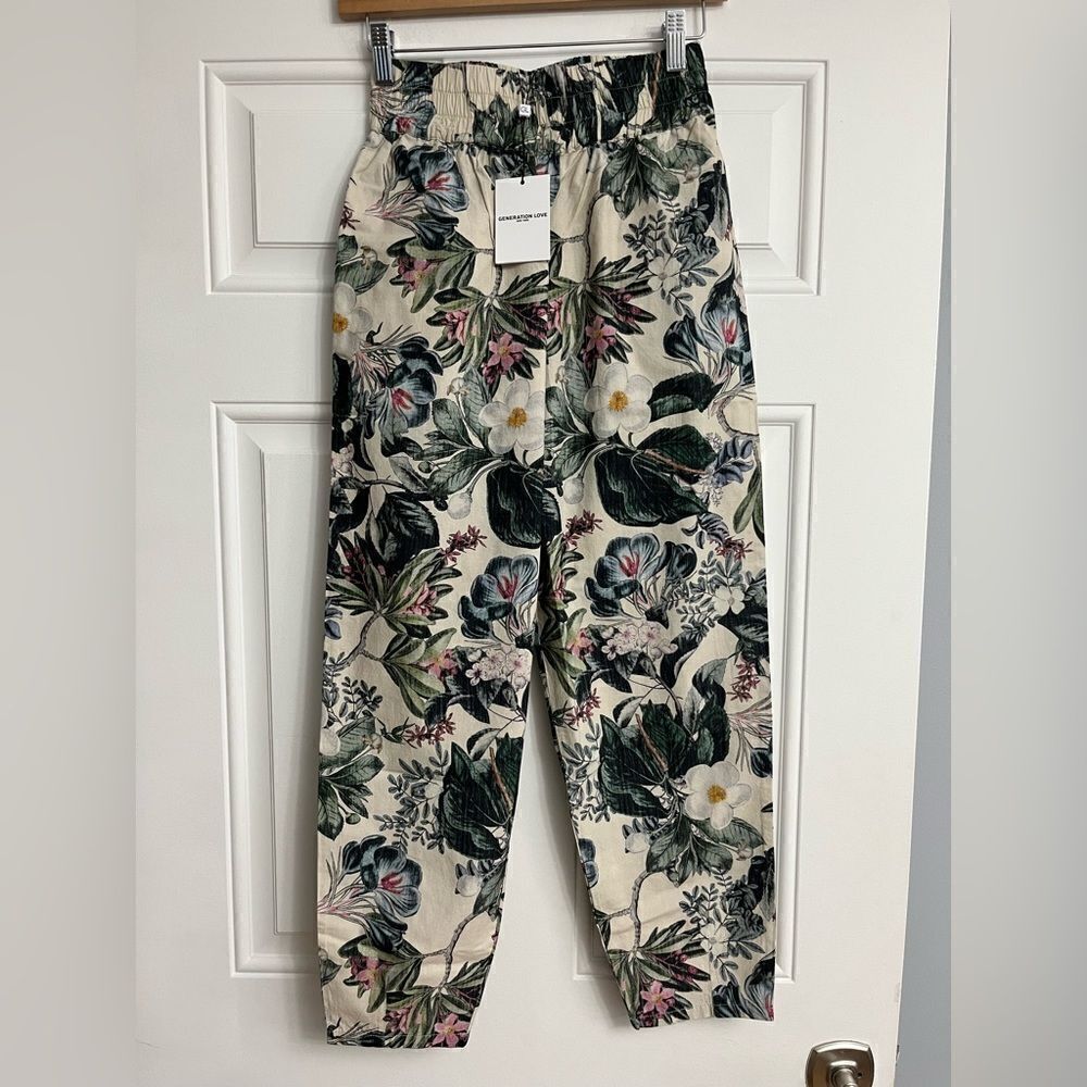 Generation Love Lilith Floral Jungle Pants Size XS NWT